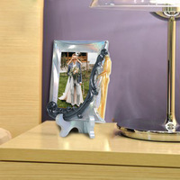 Moule en silicone pour cadre photo de couple de mariage, moule en résine pour décoration de bureau, pour bricolage fait main