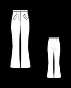 High Waist Denim <b>Jeans</b> for <b>Women</b> Stylish Straight Pants w/ Pockets, Streetwear Design. Slight <b>Stretch</b>, - Product Image 6