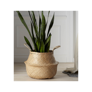High Quality Eco Friendly Set of Natural <b>Seagrass</b> Plant <b>Basket</b> and Decoration for Home - Product Image 2