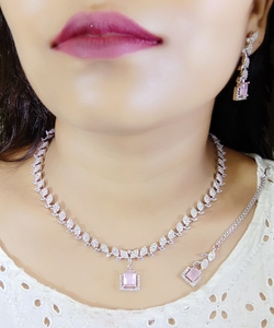 ชุดสร้อยคอโฆษณาทำด้วยมือสุดหรูพร้อมต่างหูเครื่องประดับคอลเลกชันเครื่องประดับเจ้าสาวป้องกันการเสื่อมเสีย2025สินค้าจำนวนมาก - Product Image 2