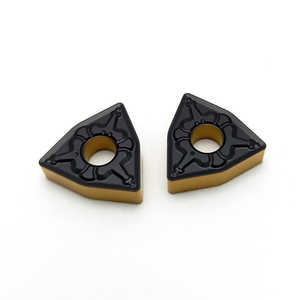 Inserto de carburo recubierto de PVD METALDUR WNMG080404 TM MD9116 para cortar acero y acero inoxidable OEM compatible empaquetado en caja MOQ 10PCs - Product Image 1