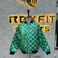 Veste pour homme en laine et en soie de la meilleure édition de bon fabricant avec fermeture à boutons couverts vestes Lettermen