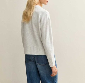 Sudadera de mezcla de algodón pesado para deportes al aire libre Sudadera holgada de moda con puños acanalados y dobladillo - Product Image 3