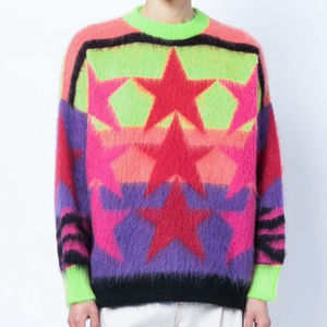 Suéter Unisex de Mohair, Suave y Peludo, Jersey Holgado de Manga Larga, Ropa de Punto de Invierno, Estilo de Diseñador Personalizado OEM ODM Disponible - Product Image 5