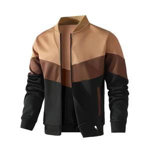 Chaquetas de hombre 25 New Spring Business Trendy Color Windproof Bomber Chaquetas con cremallera Ropa popular - Product Image 2