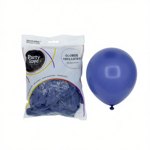 Palloncini in Lattice Blu per Feste, 30 Cm, Biodegradabili, Decorazioni per Feste - Product Image 2