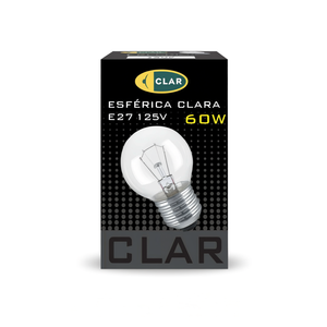 Spherical E27 CL 60W 125V Incandescent <b>Bulbs</b> - Product Image 2