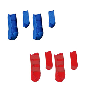 Botas de caballo Protección de piernas Protector de tendón Multifunción Reutilizable Portátil Protector de piernas Envolturas para saltar Entrenamiento de equitación - Product Image 5