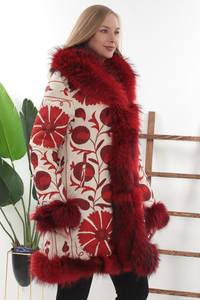 Manteau d'hiver luxueux en laine d'agneau pour femmes-Cardigan à boutons en polaire épaissie personnalisable - Product Image 5