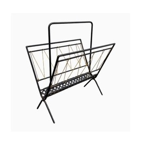 Porte-revues en fil métallique noir, organiseur de fichiers, organiseur de bureau pour la maison, le bureau, l'école, utilisation sur table, porte-revues - Product Image 6