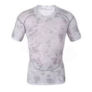 Maillot de bain pour hommes Gilet de protection contre les éruptions cutanées Vêtements de protection contre les éruptions cutanées imprimés Rush Guard pour hommes - Product Image 1