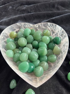 Pierre roulée d'aventurine verte naturelle, cristal de guérison poli, pierre précieuse pour le Reiki, la méditation, la décoration intérieure, la collection et les cadeaux - Product Image 2