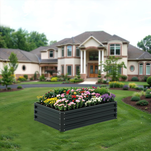 Haute qualité métal surélevé jardin lit planteur Vietnam maison en plein air légume Pot de fleur Durable extérieur jardin lit boîte décoration - Product Image 6