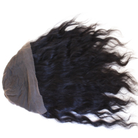 Perruque frontale 100 % naturelle en cheveux humains vierges, longue, ondulée, avec dentelle transparente, taille de bonnet ajustée, emballage personnalisé