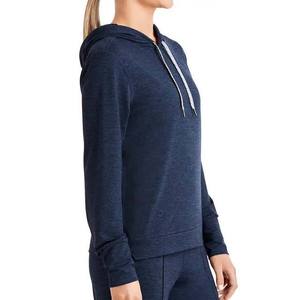 Ropa deportiva para mujer, sudaderas con capucha personalizadas de lana de algodón de alta calidad para mujer, sudaderas con capucha transpirables con cremallera de diseño OEM para mujer - Product Image 1