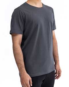 T-shirt personnalisé pour hommes à col côtelé grande taille T-shirt en coton épais T-shirt original vierge à épaules tombantes de luxe vintage pour hommes - Product Image 6