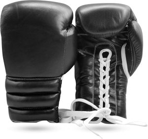 Gants de boxe professionnels en PU avec sangle de poignet auto-agrippante, unisexe, équipement d'entraînement personnalisable - Product Image 1