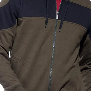 Sudadera con Capucha Extra Grande para Hombre, de Algodón y Felpa, Cálida, Suave, Holgada, Estilo Urbano, con Cremallera Completa, Logotipo Personalizado, OEM, ODM, Pedidos al por Mayor - Product Image 6