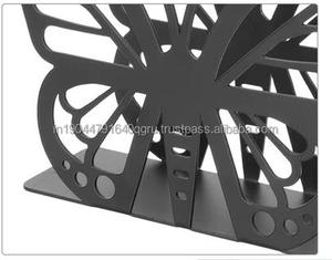 hot sale black Napkin Holder Hotel <b>butterfly</b> design Decorative Centerpiece Accessories Napkin Holder High Selling Holder - Product Image 5