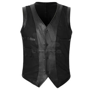 Chaleco de Cuero para Hombre, Nueva Edición, Alta Calidad, Precio Bajo, Nuevo Diseño, Según Demanda del Cliente - Product Image 3