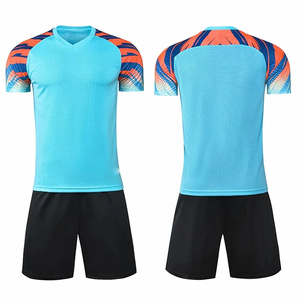 Camisetas de Fútbol para Adultos al por Mayor OEM, Logotipo Personalizado, Impresión por Transferencia de Calor, Transpirables, 100% Poliéster, Color Personalizado, Secado Rápido, Deportivas - Product Image 1