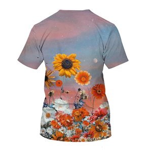 เสื้อยืดพิมพ์ลายการ์ตูนสำหรับผู้ชายผู้หญิง,เสื้อยืดพิมพ์ลายโพลีเอสเตอร์กราฟิกแห้งเร็วพิมพ์ลายระเหิดกำหนดได้เอง - Product Image 2