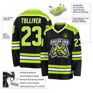 Wholesale High Quality Team Ice hockey jerseys with Custom Best Quality Sport Wear Ice Hockey Jersey - Product Image 6