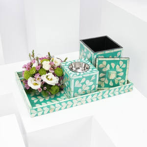 Juego de cajas y bandejas para quemador de incienso, incensario de alta calidad, hecho a mano, para madre de perlas, madera religiosa, incienso indio, MDF - Product Image 4