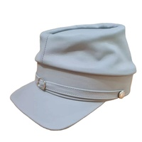 Último modelo de gorra Kepi/Doorman de banda de marcha privada personalizada de alta gama para guardia de honor, con bordado a mano de imagen común, 100% algodón, personalizada