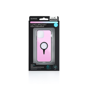 CLEARDUOIPH12MAXT for iPhone 12 Pro Strong Transparent TPU <b>PC</b> Case Magnetic Ring Holder Shockproof <b>Wireless</b> Charging Compatible - Product Image 3