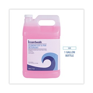 Detergente Líquido Industrial Ecológico Boardwalk BWK7714EA de 1 Galón para Ollas y Sartenes, 100% Ingredientes Naturales - Product Image 4