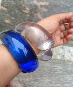 Mode Acrylique Résine Bracelet Bracelet Exagéré Géométrique Carré Chunky Acrylique Bracelet Multicolore Bracelets Bijoux par f s i - Product Image 3