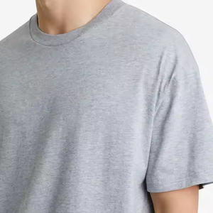 T-shirt imprimé par sublimation de haute qualité en polyester/coton, poids lourd, coupe régulière pour homme, épaules tombantes, style hip-hop - Product Image 2