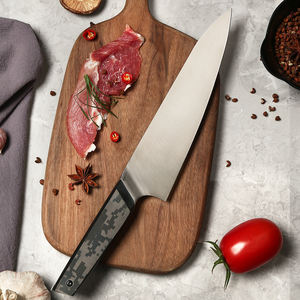 มีดเชฟเหล็กดามัสกัสเหล็กคาร์บอนสูงมีที่จับยึดแบบกำหนดเองได้จากโรงงาน - Product Image 2