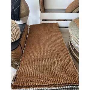 Cesta de Mimbre Rectangular Bali Palit de Seagrass Natural/Negro/Dorado para el Hogar - Product Image 2