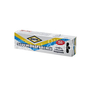 BOSTIK SUPERTRASPARENTE Case Universal contact <b>adhesive</b> super <b>strong</b> and transparent - Product Image 1