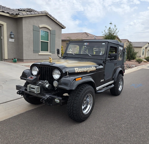 Asequible para Conducir |   CONDUCCIÓN IZQUIERDA |   Volante a la derecha |   Jeep CJ-5 Renegade V8 de 1977 - Product Image 1