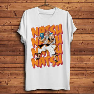 Camiseta con Estampado de Anime Natsu Dragnir Fairy Tail, 100% Algodón Puro Jersey, Tallas Largas, 200g 220g 230g 300g - Product Image 2