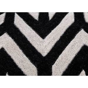 Adrift Wool <b>Hand</b> <b>Tufted</b> <b>Rug</b> Grey & Black Chevron Pattern for Home Use Tra-15157 - Product Image 3