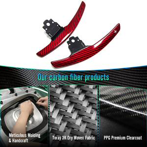 Extensión de palanca de cambio de <span class=keywords><strong>volante</strong></span> de fibra de carbono, accesorio para <span class=keywords><strong>BMW</strong></span> 1 2 3 4 5 6 7 Series F30 X1 X2 X4 X5 X6 I8 M2 M3 M4 M5 M6 X5M X6M - Product Image 5