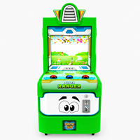 Machine d'arcade de chasse Super Ranger – Fonctionne à pièces, éclairage LED, jeu de chasse pour enfants, vert, neuf