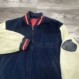 High Performance Quality Made Men Letterman Jacket Casual Wear <b>Covered</b> <b>Button</b> Men Letterman Jacket - Product Image 3