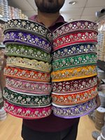 Sacs sur mesure écologiques, traditionnels, fantaisie, floraux, vintage, 100% coton, avec dentelle brodée, sequins et pierres, finition premium