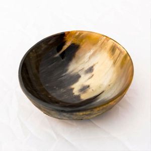 Cuenco de cuerno de búfalo decorativo de lujo más vendido hecho a mano con cuerno de búfalo real natural, producto sostenible hecho en La India - Product Image 4