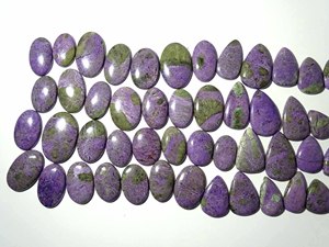 Superventas Purpurite Loose Cabochon Mix Shape Size Purpurite Gemstone Lot Piedra de purpurite hecha a mano de alta calidad para la venta lista - Product Image 4
