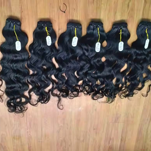 Cheveux Remy Indiens, Weave Hair Pack quantité minimale de commande 1 Pc Pas Cher Qualité Body Wave 100% Cheveux Indiens Vierges, Texture Vierge Remy Extension de Cheveux - Product Image 1