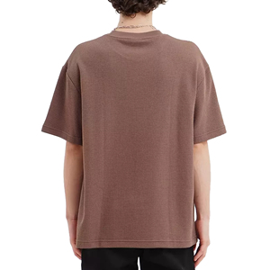 T-shirt à manches courtes pour homme, personnalisé, tricoté, 100 % coton, respirant, anti-boulochage, séchage rapide, écologique, vierge, OEM - Product Image 6