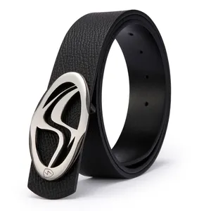 Professional Design Wholesale Men's Leather Belt Customized Good Quality Men's Leather Casual Belt