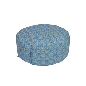 Cojín Redondo de Meditación Zafu, Sin Pliegues, Estampado Completo, 100% Algodón, Desmontable y Lavable - Product Image 4