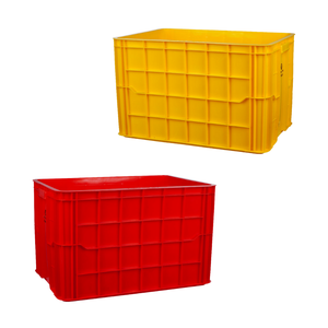 5007 caisse en plastique sans trou 5T durabilité boîtes de Transport en plastique Logo personnalisé caisse en plastique conception rectangulaire boîte de rangement - Product Image 6